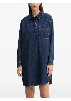 Marc O'Polo collar pocket mini dress - Blue