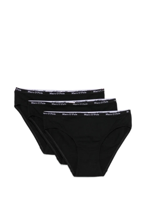 Marc O'Polo logo-detail briefs (set of three) - Black