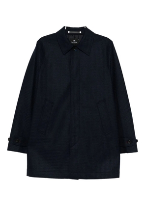 PS Paul Smith checked coat - Blue