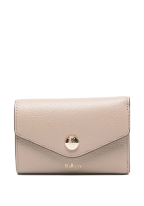 Mulberry ffolded classic grain leather wallet - Neutrals