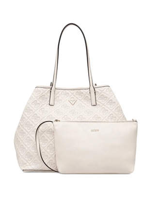 GUESS USA logo-lettering tote bag - Neutrals