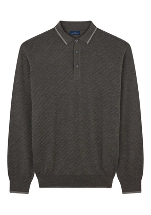 Paul & Shark patterned polo shirt - Brown