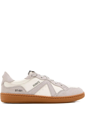 Schutz St 001 leather suede sneakers - Neutrals
