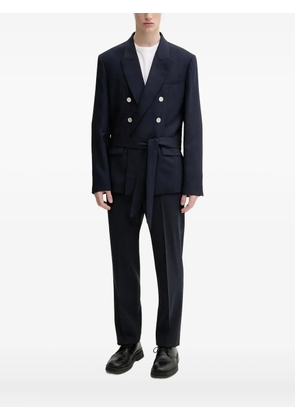 IRO double-breasted belted blazer - Blue