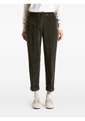 Peserico corduroy-texture trousers - Brown