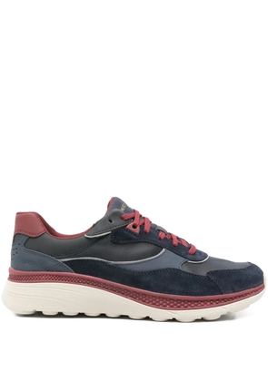 Geox Spherica Anatomical panelled lace-up sneakers - Blue