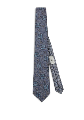 ETRO paisley-pattern tie - Blue