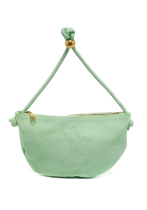 Bottega Veneta Pre-Owned suede knot tote bag - Green