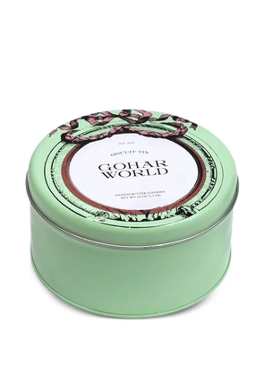 Gohar World Biscuit Tin unscented candles (set of six) - Green