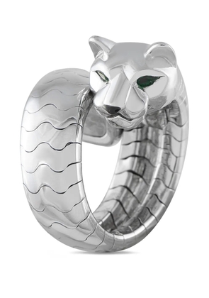 Cartier Panthere Lakarda tsavorite and onyx ring - Silver