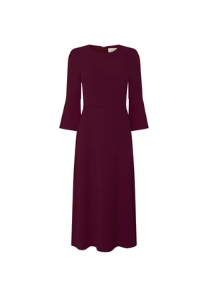 JANE Riley flared-sleeve midi dress