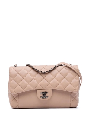 CHANEL Pre-Owned 2015-2016 Medium CC Quilted Calfskin Single Flap shoulder bag - Brown