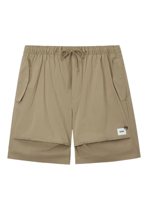 Alpha Industries logo-patch shorts - Neutrals