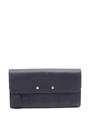 Louis Vuitton Pre-Owned 2017 Pont Neuf monogram wallet - Blue