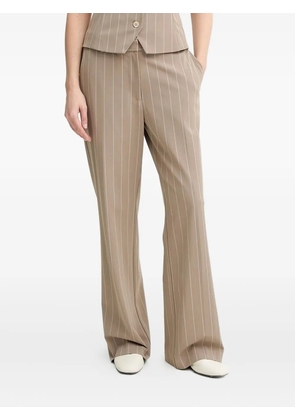 SAMSOE SAMSOE pinstripe tailored trousers - Neutrals