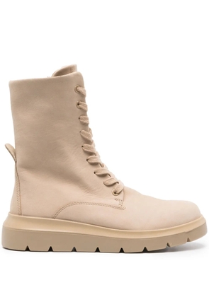 ECCO Nouvelle lace-up suede boots - Neutrals