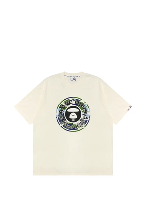 AAPE BY *A BATHING APE® printed T-shirt - Neutrals
