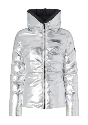 PINKO metallic high-neck jacket - Silver