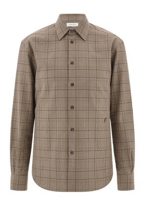 Ferragamo checked button-fastening shirt - Brown