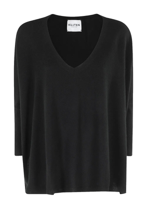 kujten V-neck cashmere sweater - Black