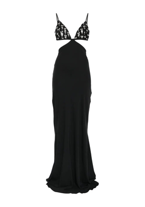 NISSA embellished cut-out maxi dress - Black