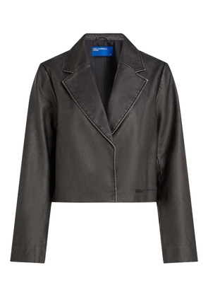 Karl Lagerfeld Jeans distressed blazer - Black