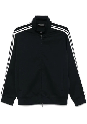 Emporio Armani stripe-detail track jacket - Blue