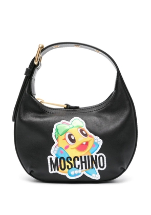 Moschino logo-appliqué tote bag - Black