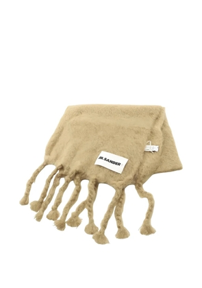 Jil Sander Pre-Owned 2000s tassel scarf - Neutrals