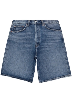 AGOLDE wide-leg denim shorts - Blue