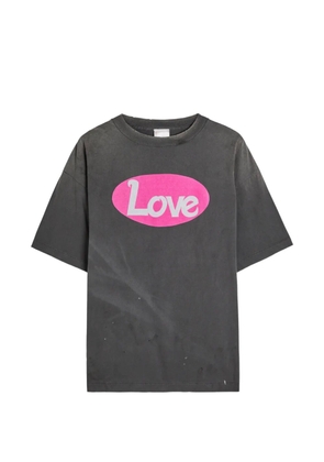 SAINT MXXXXXX skull-print T-shirt - Black