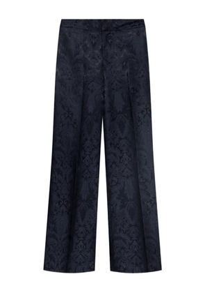 ETRO damask-pattern straight trousers - Blue