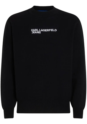 Karl Lagerfeld Jeans logo-print sweatshirt - Black