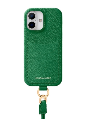 MAISON de SABRÉ sling iPhone 17 case - Green