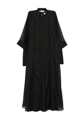 SILKYLICIOUS Abaya silk set - Black