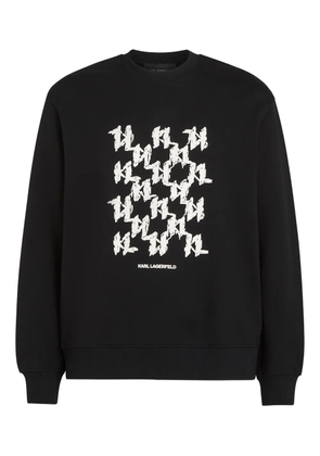 Karl Lagerfeld monogram box sweatshirt - Black