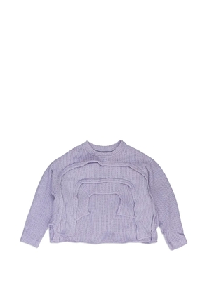 Who Decides War crew-neck sweatshirt - Purple