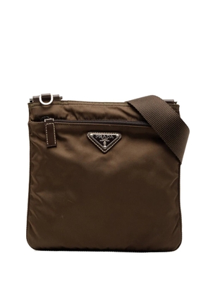 Prada Pre-Owned 2013-2025 Tessuto Zip Top crossbody bag - Brown