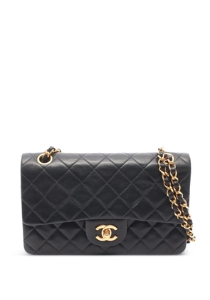 CHANEL Pre-Owned 1994-1996 Small Classic Lambskin Double Flap shoulder bag - Black