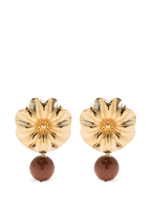 DESTREE Daisy drop earrings - Gold