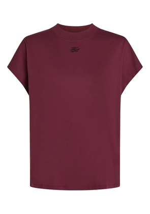 Karl Lagerfeld Autograph embroidered crew-neck T-shirt