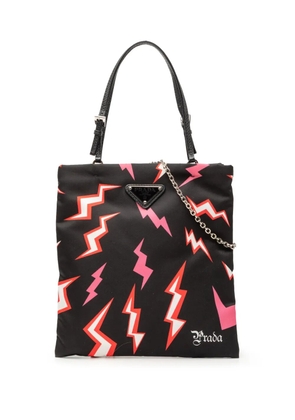 Prada Pre-Owned 2013-2025 Universal Studios Mini Tessuto Frankenstein Tote satchel - Black