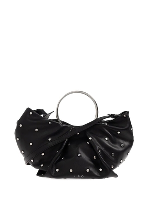 IRO Sun ring-handle studded tote bag - Black