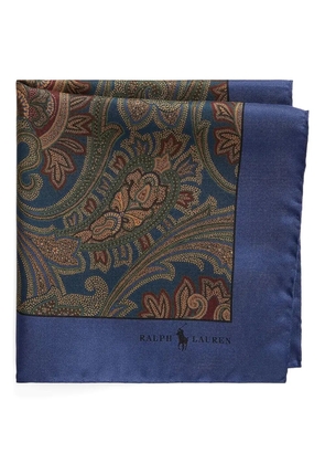 Polo Ralph Lauren paisley-pattern pocket square - Blue