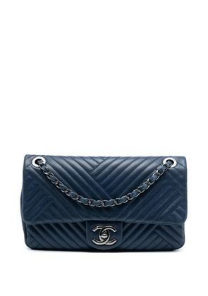 CHANEL Pre-Owned 2015-2016 Small Lambskin CC Crossing Flap shoulder bag - Blue