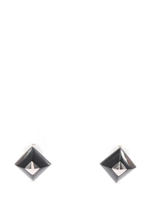 Hermès Pre-Owned 2010s square earrings - Silver