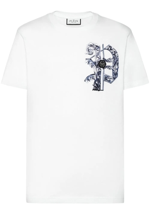 Philipp Plein SS Skull-print T-shirt - White