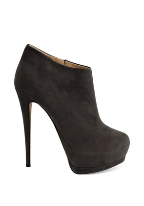 Giambattista Valli Vintage platform-heel boots - Grey