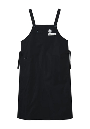 Musium Div. logo-patch midi dress - Black