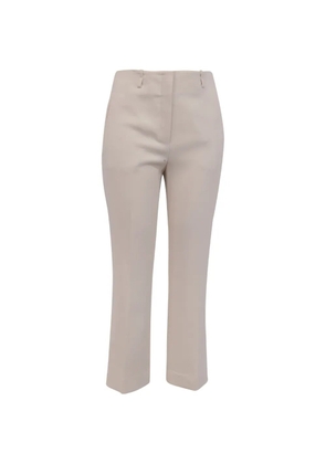 Theory high-waisted straight-leg trousers - Neutrals